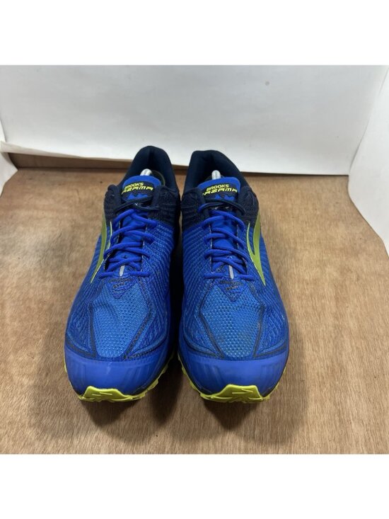 Brooks Mazama Men Size 12 Trail Running Shoes Lightweight Athletic Blue Yellow main image 5